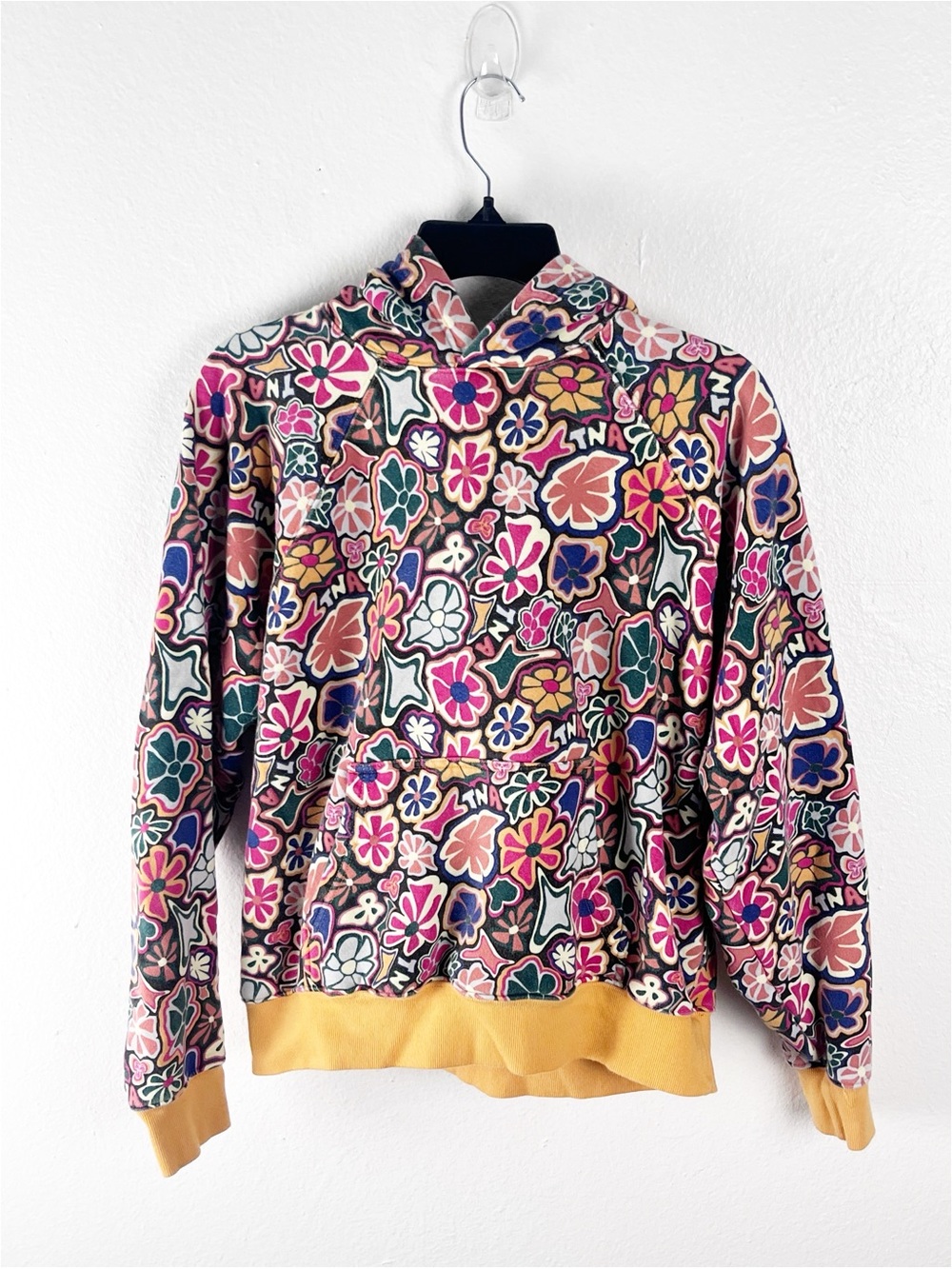 ARITZIA TNA The Cozy Fleece Mega Kangaroo Pocket Hoodie Pullover Size Small